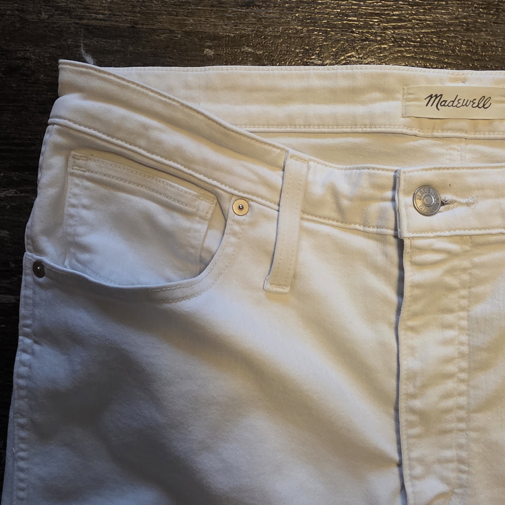 Madewell White Skinny High-Rise Jeans - Picture 5 of 8